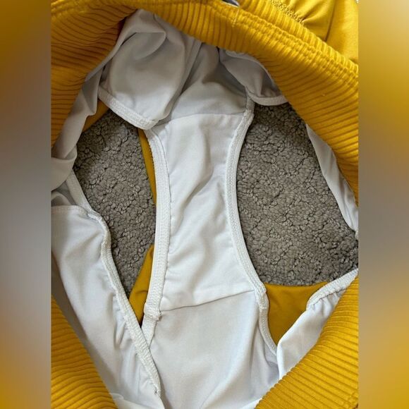 Free People Movement Game Time Shorts in Yellow - Picture 12 of 13